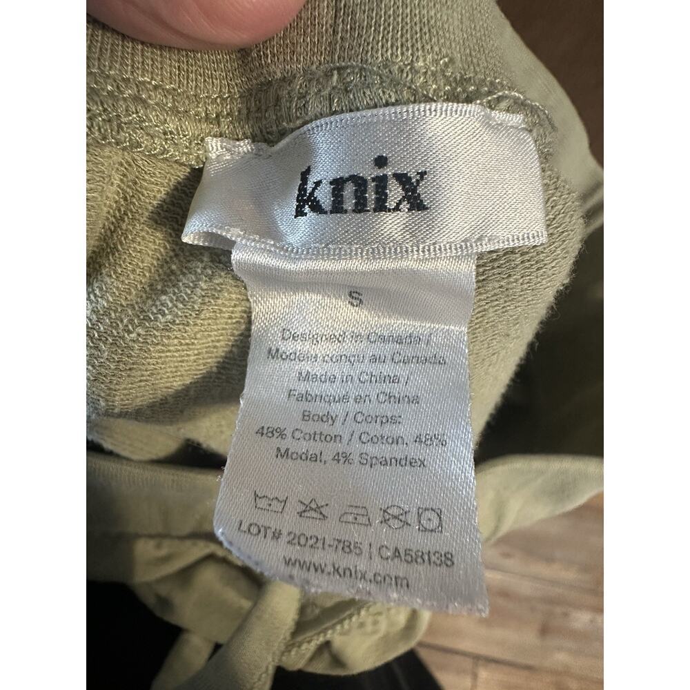 Knix Jogger Crop Top set light green Sz. S Soft Comfort Relax - Picture 15 of 16